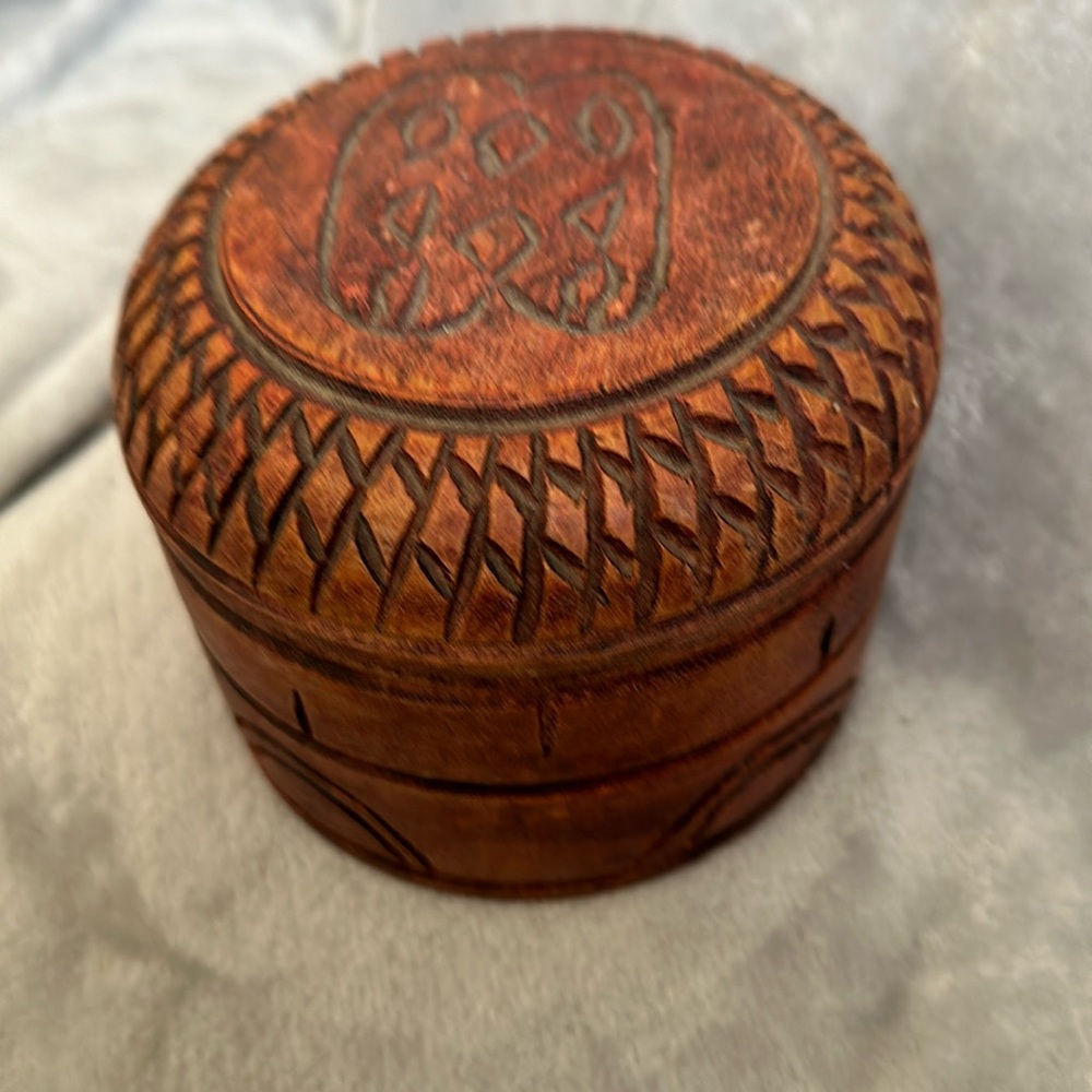 Handcrafted in Ghana Wooden box